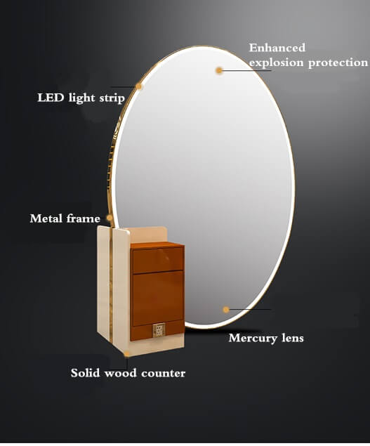 hair salon mirror
