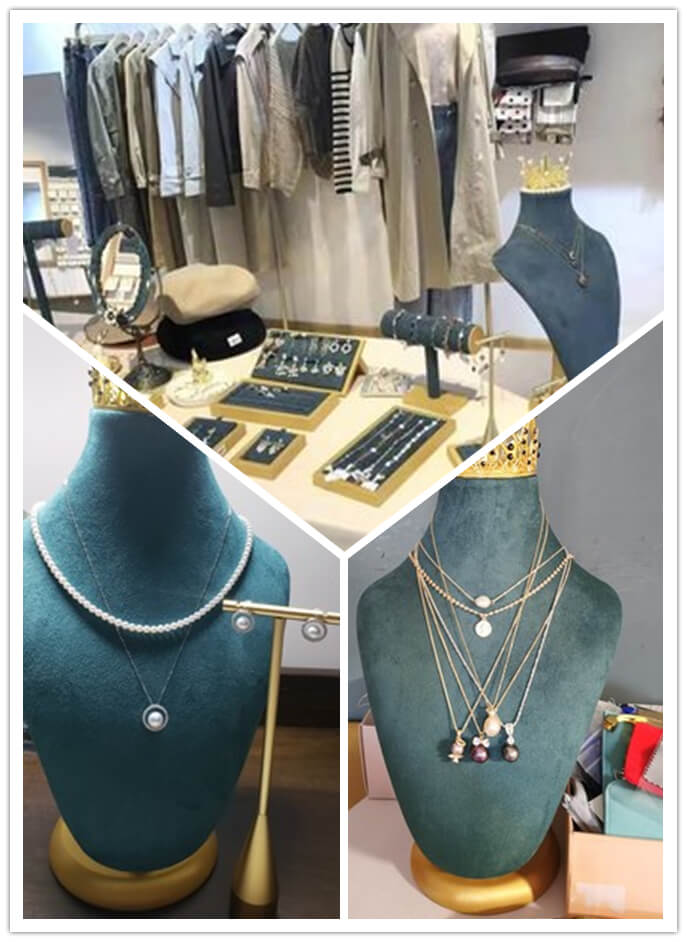 necklace model picture