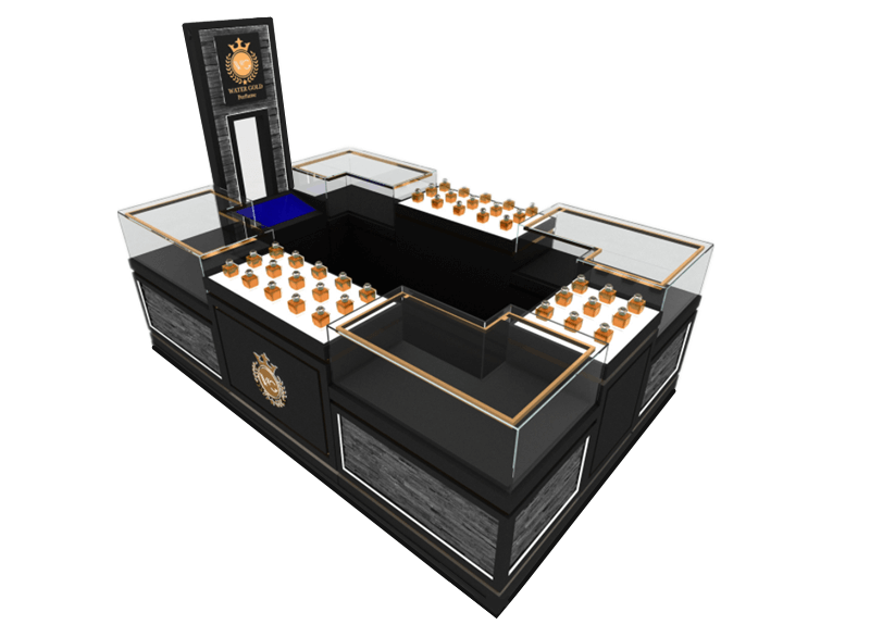 retail perfume showcase