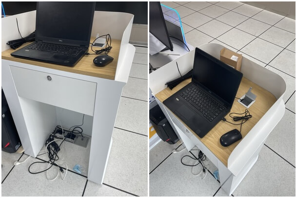 retail reception desk