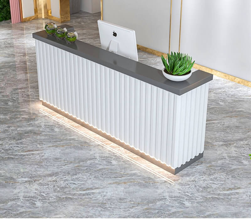 white front table