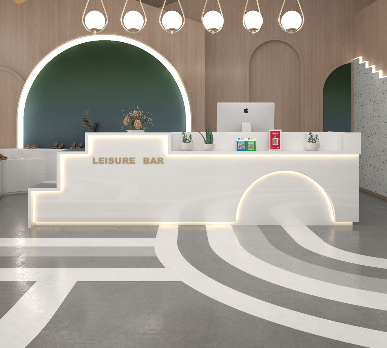 retail reception desk