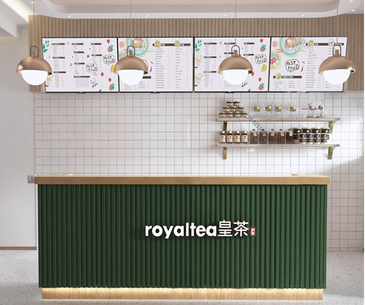 green front tables