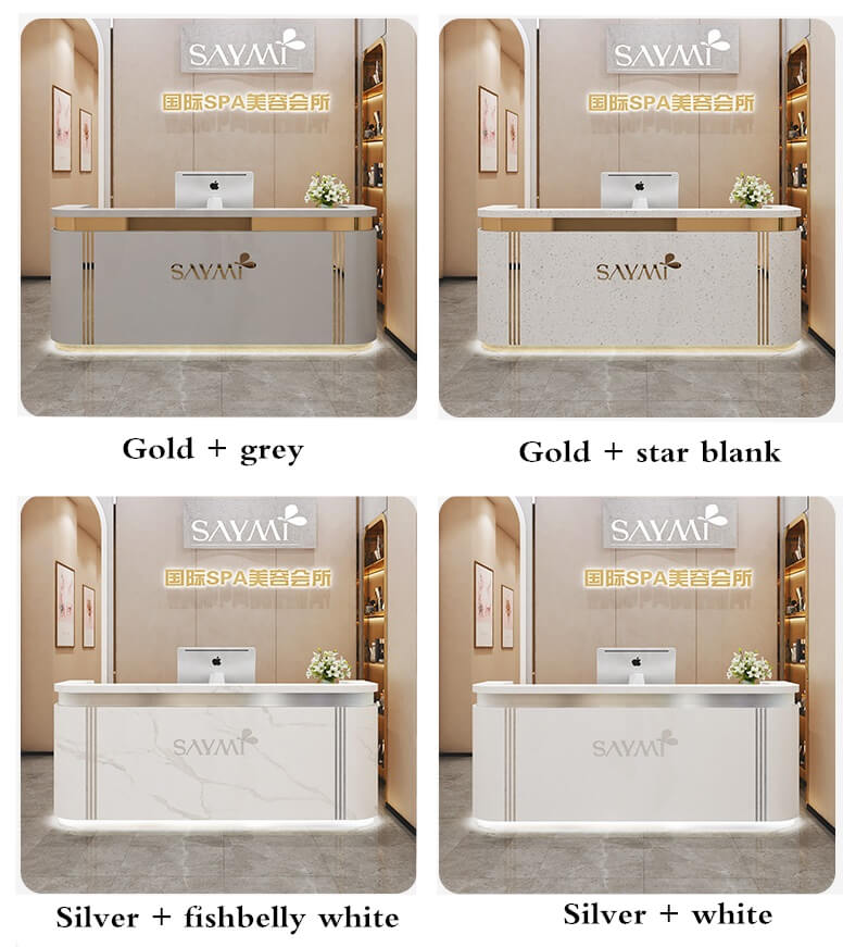white front desk