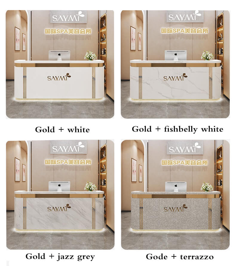 jazz grey reception desk