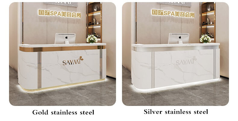 high-end reception desk