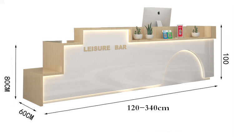 custom reception desk