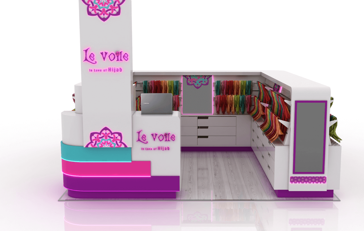 mall clothes kiosks