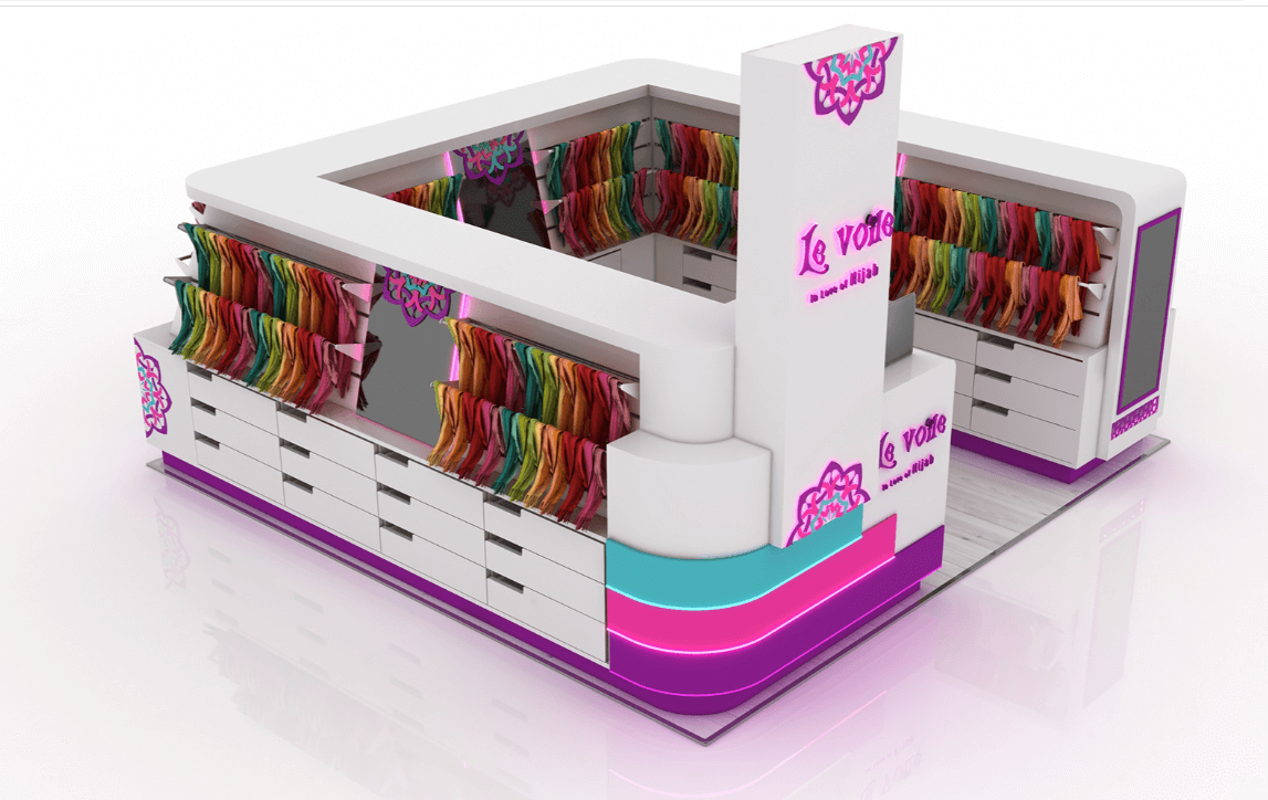 scarf kiosk