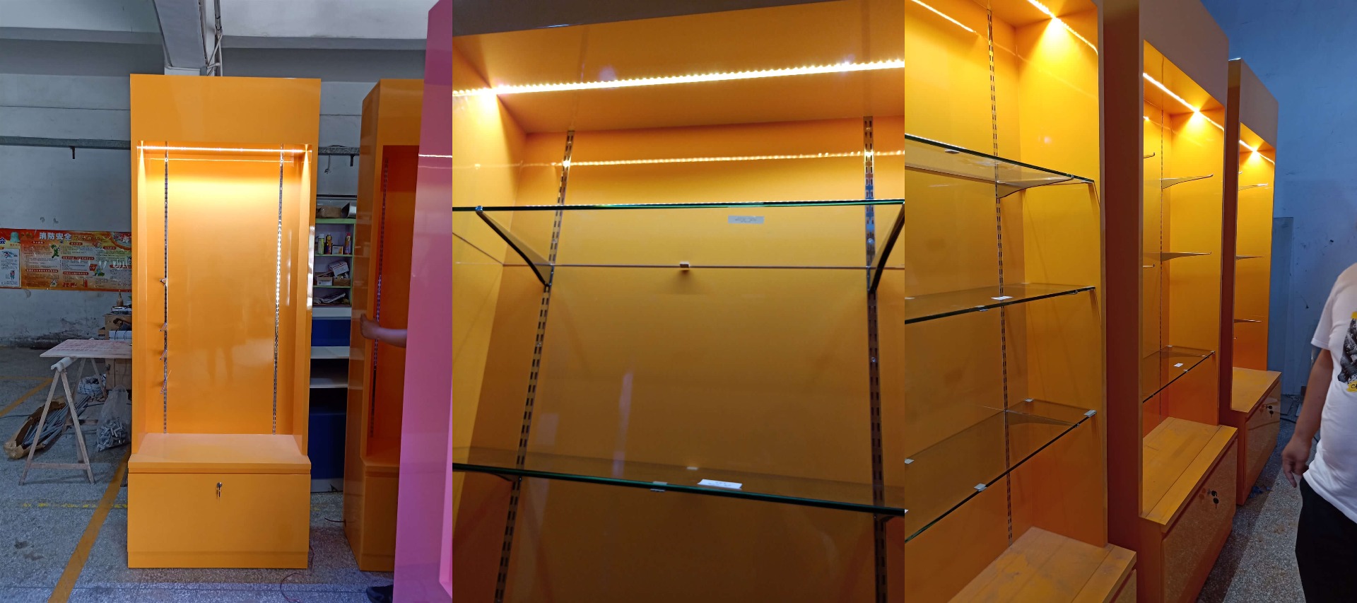glass shelf