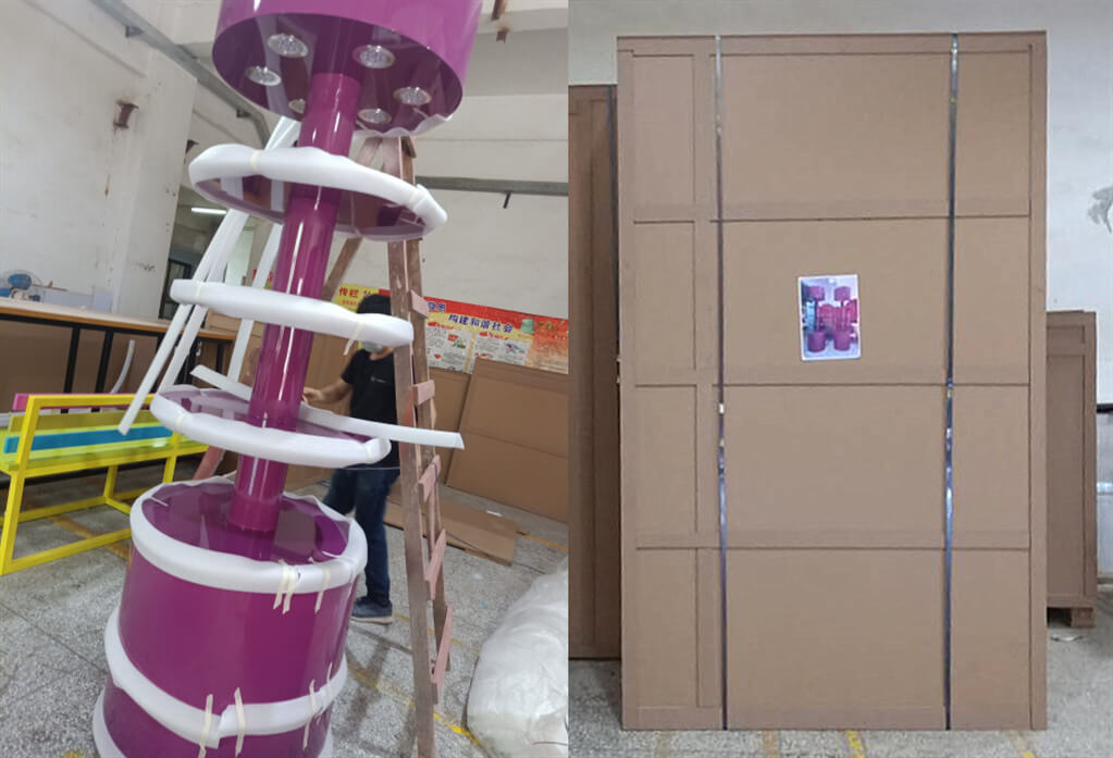 candy display stand packaging