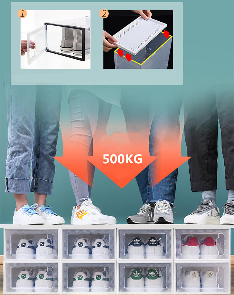 plastic shoes box