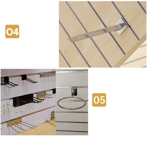 slat-wall stand