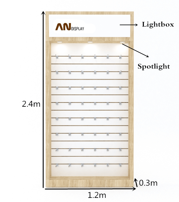slat-wall display