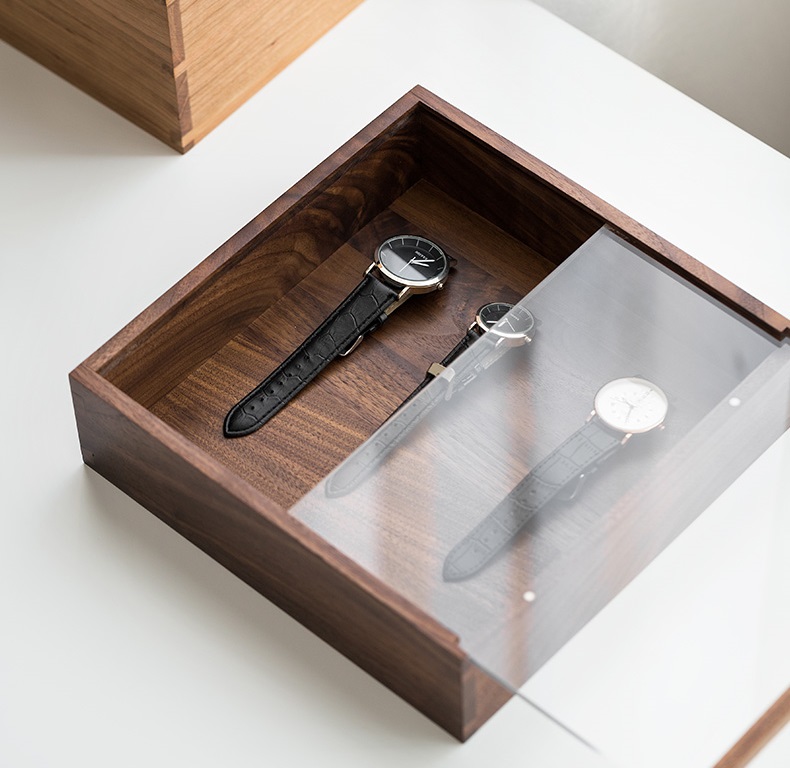 solid wood box