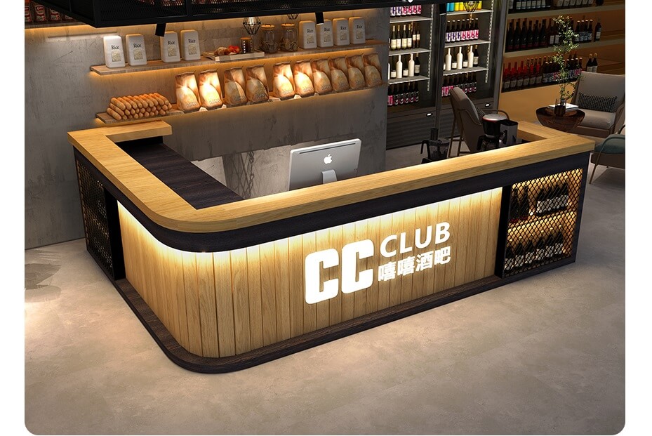 solod wood counter