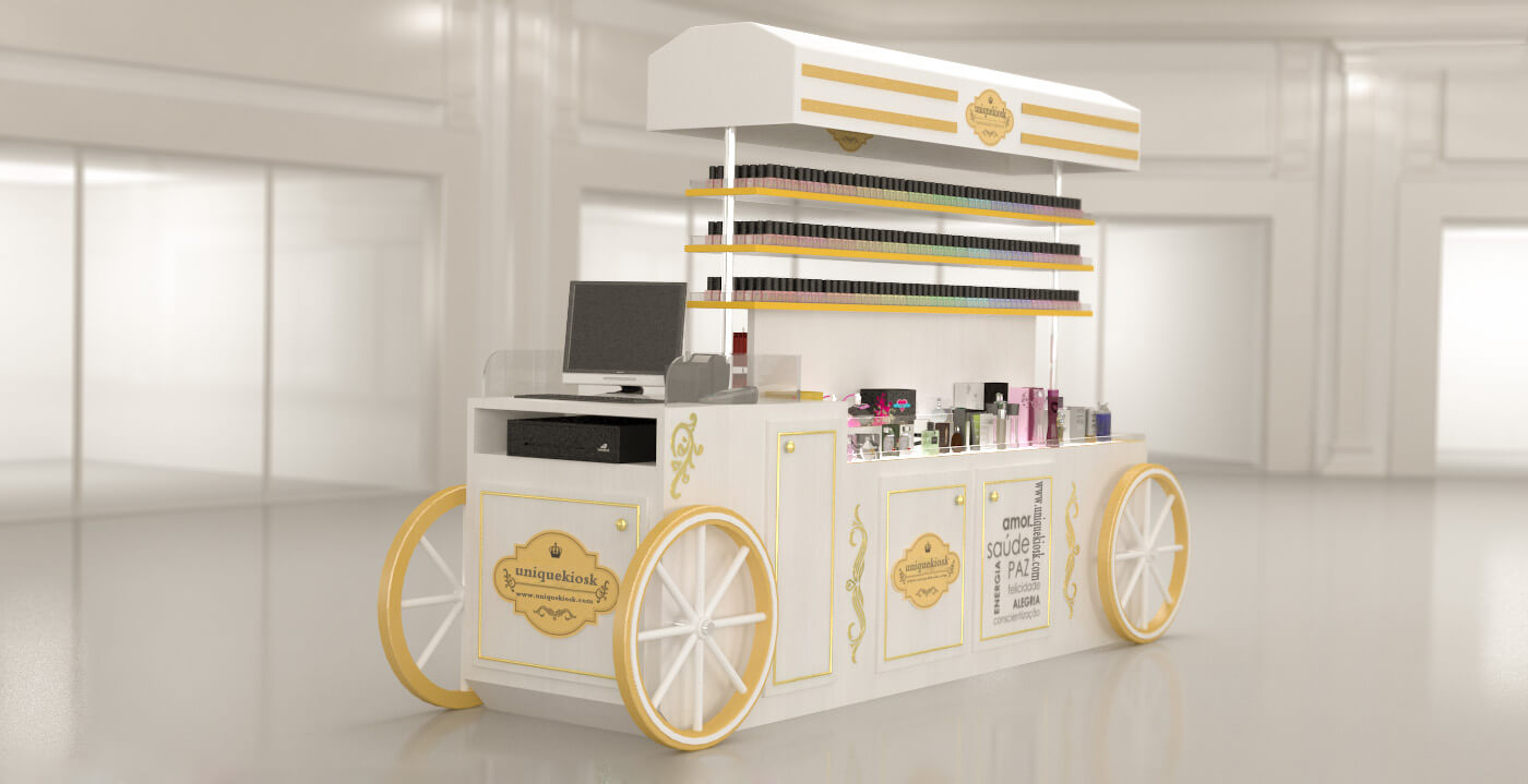 perfume moveable booth
