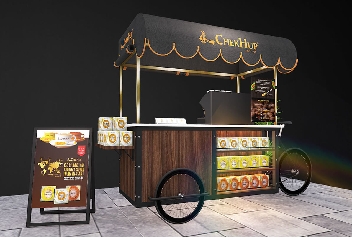 mobile coffee cart 