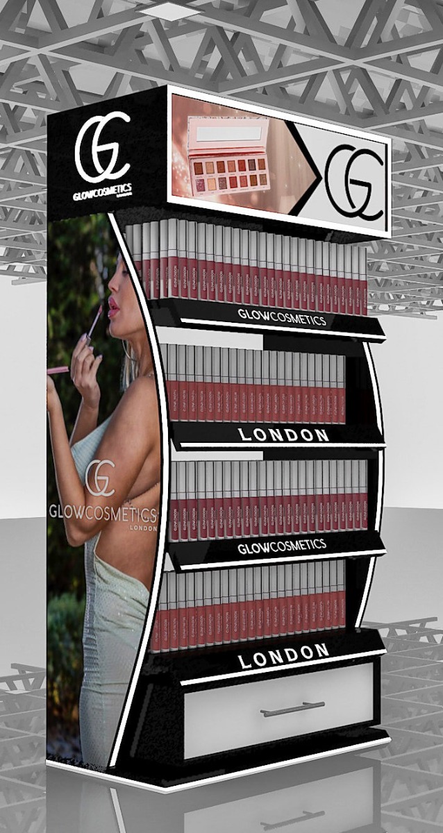 cosmetic display stand 