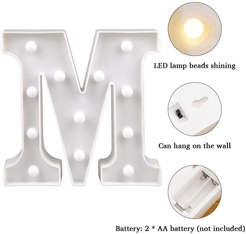 illuminated led letters