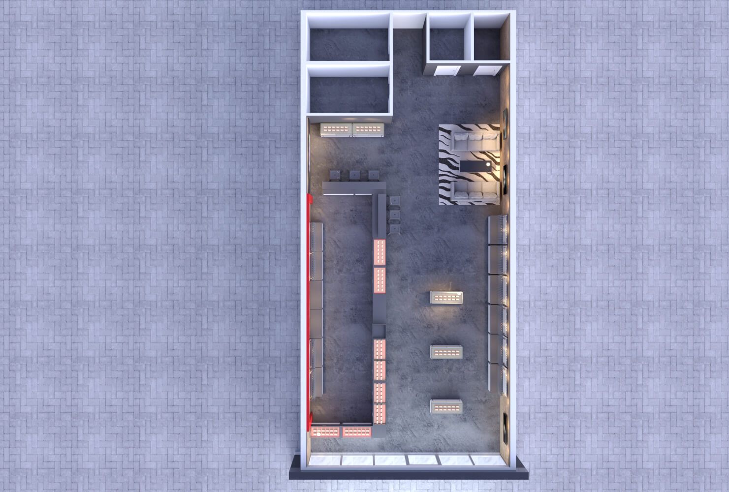vape shop layout