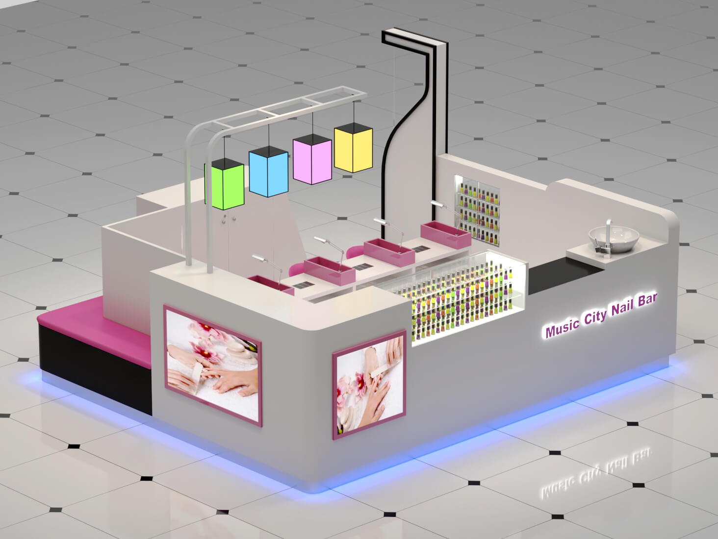 nail manicure kiosk