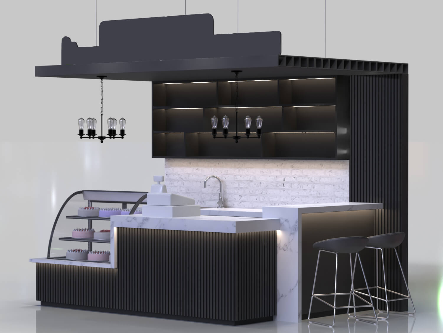 fast food counter 