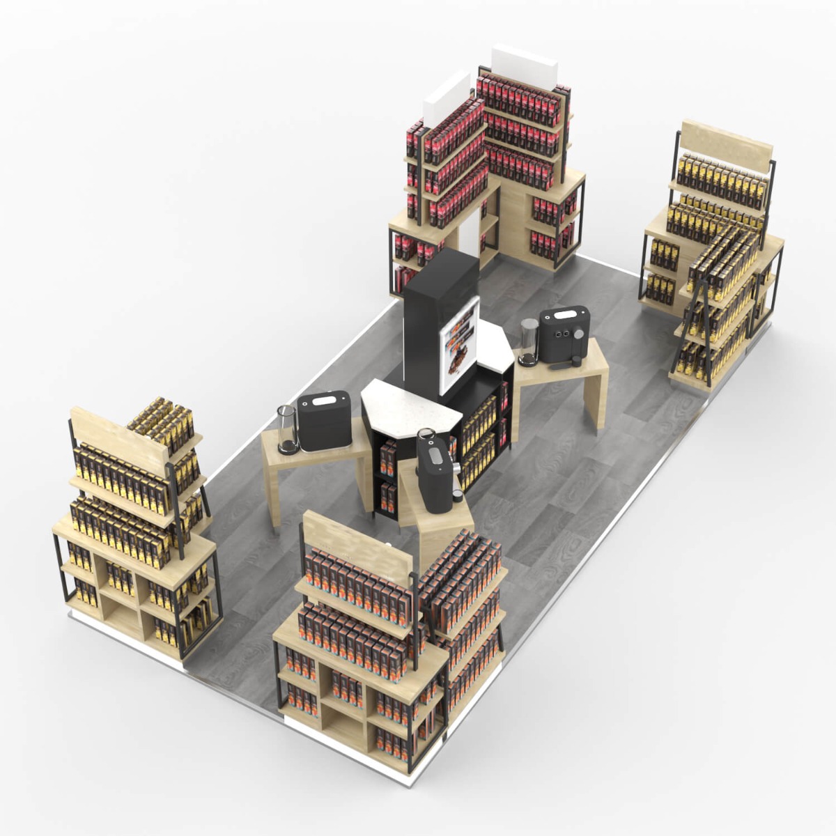 coffee display stand