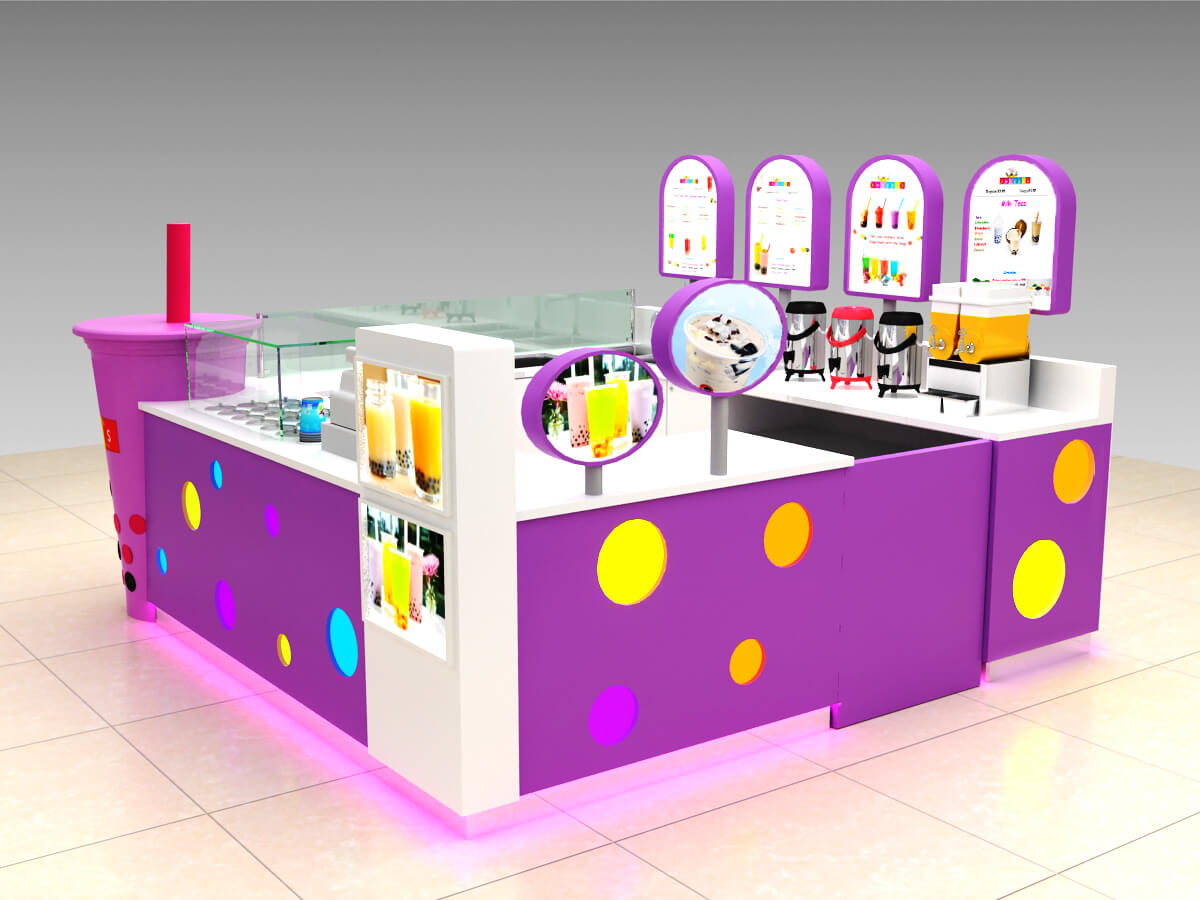 mall smoothie kiosk 