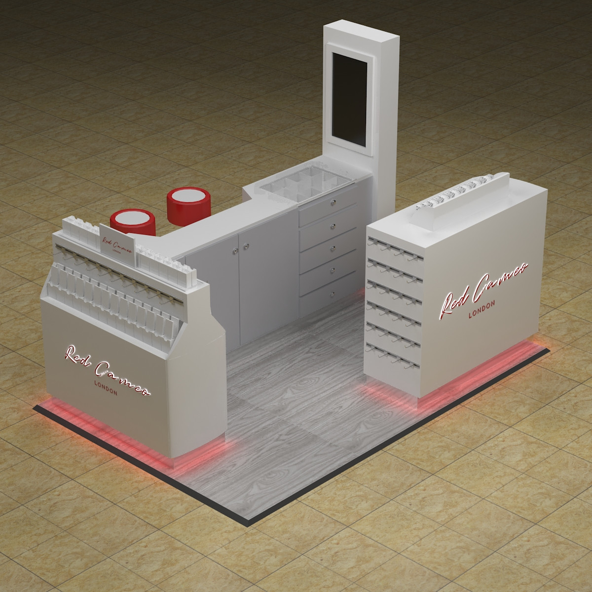 nail display kiosk
