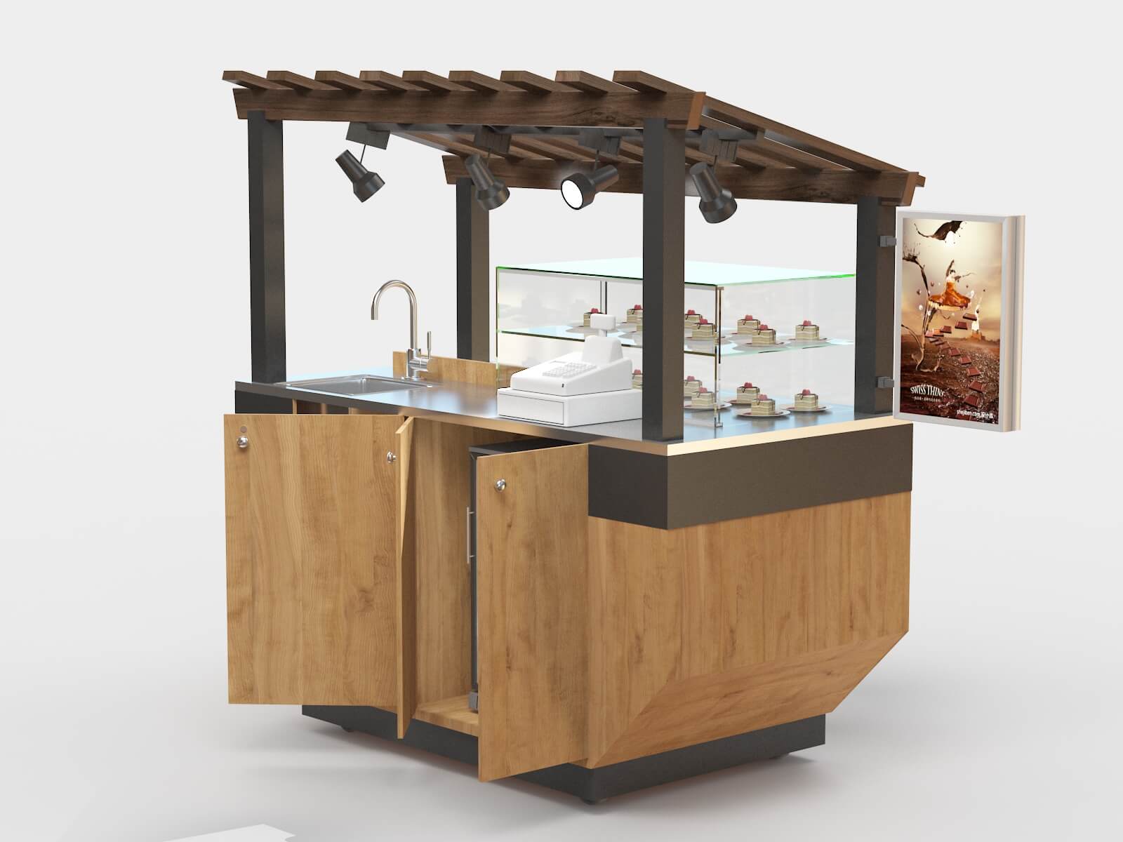 ice cream booth