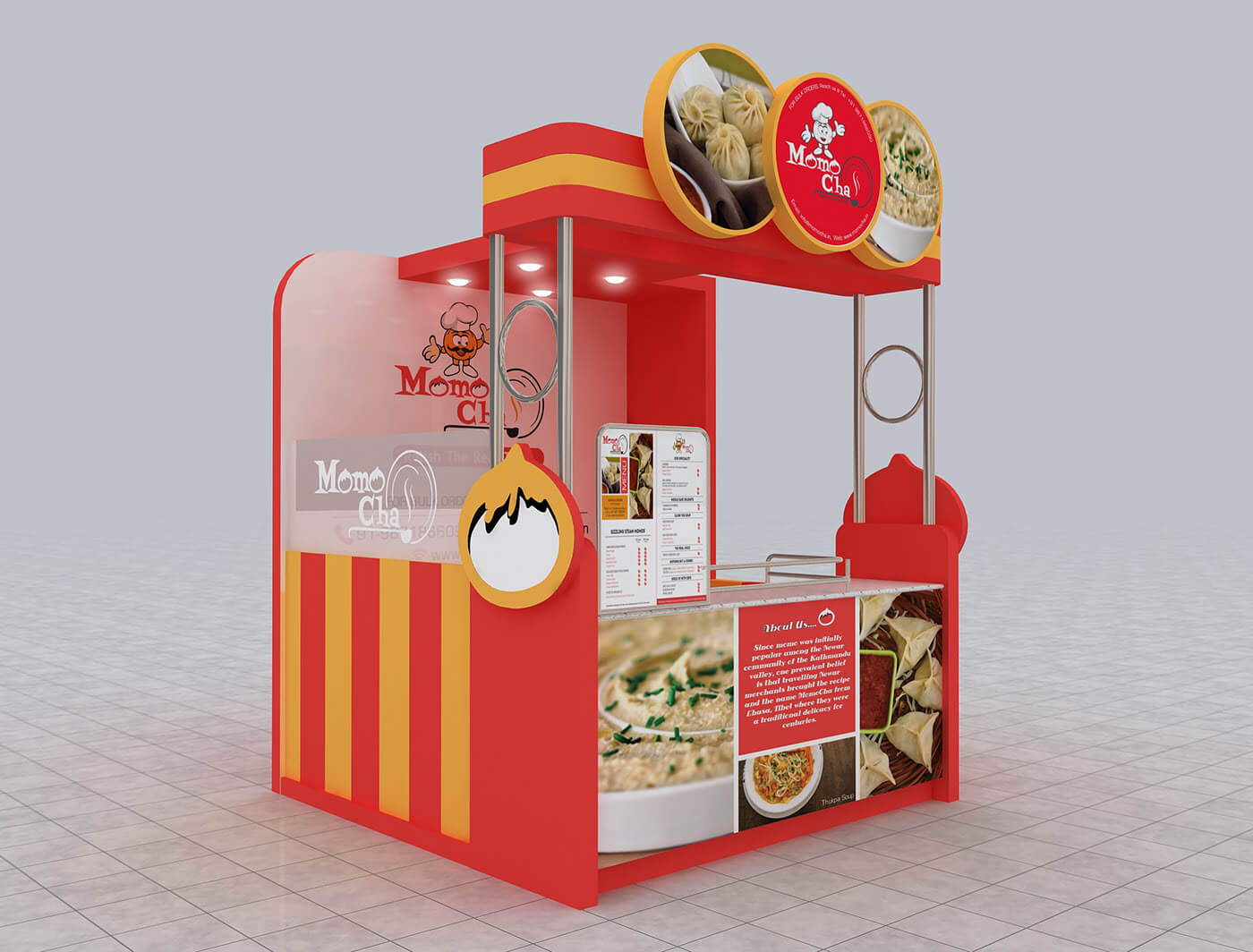 fast food booth 