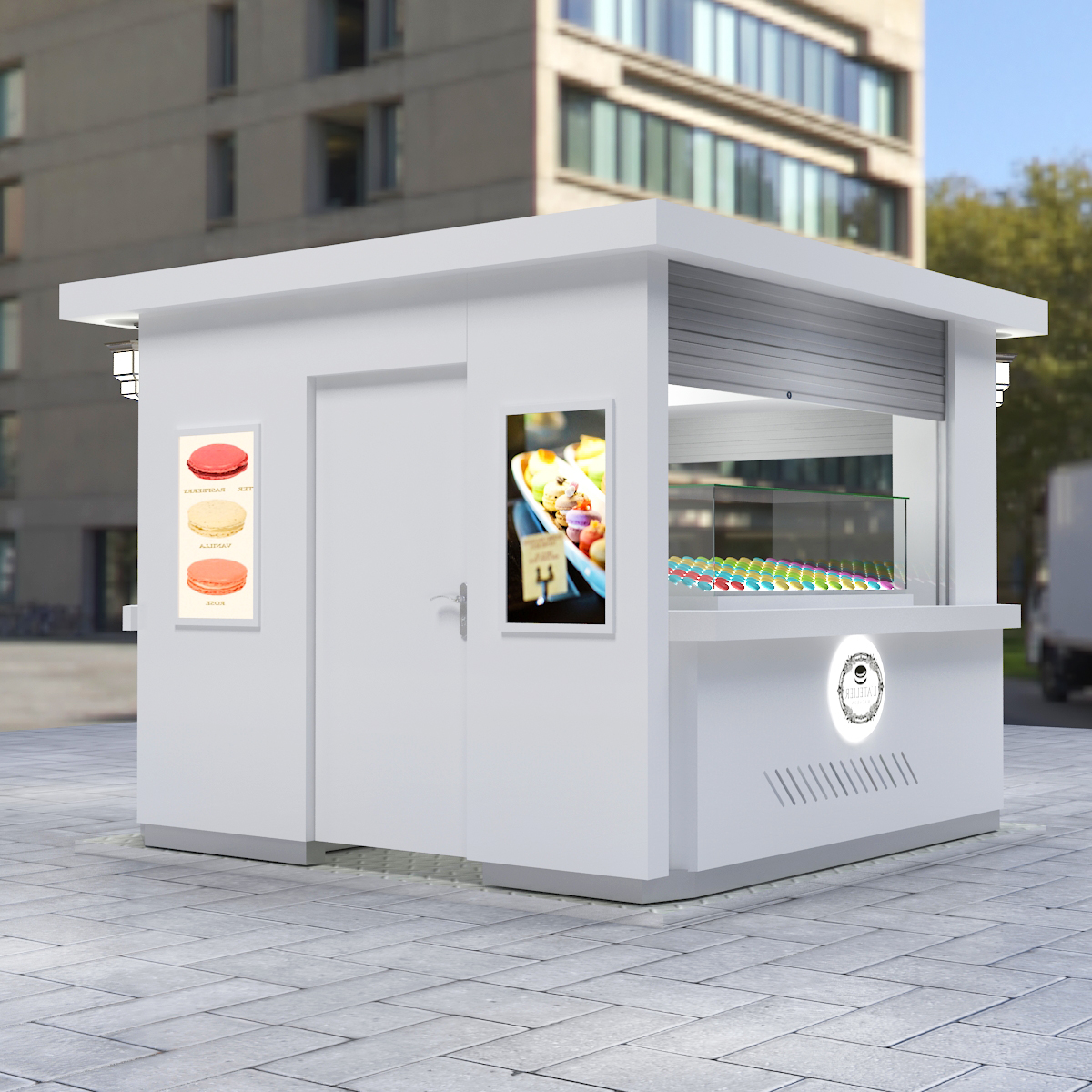 macarons kiosk