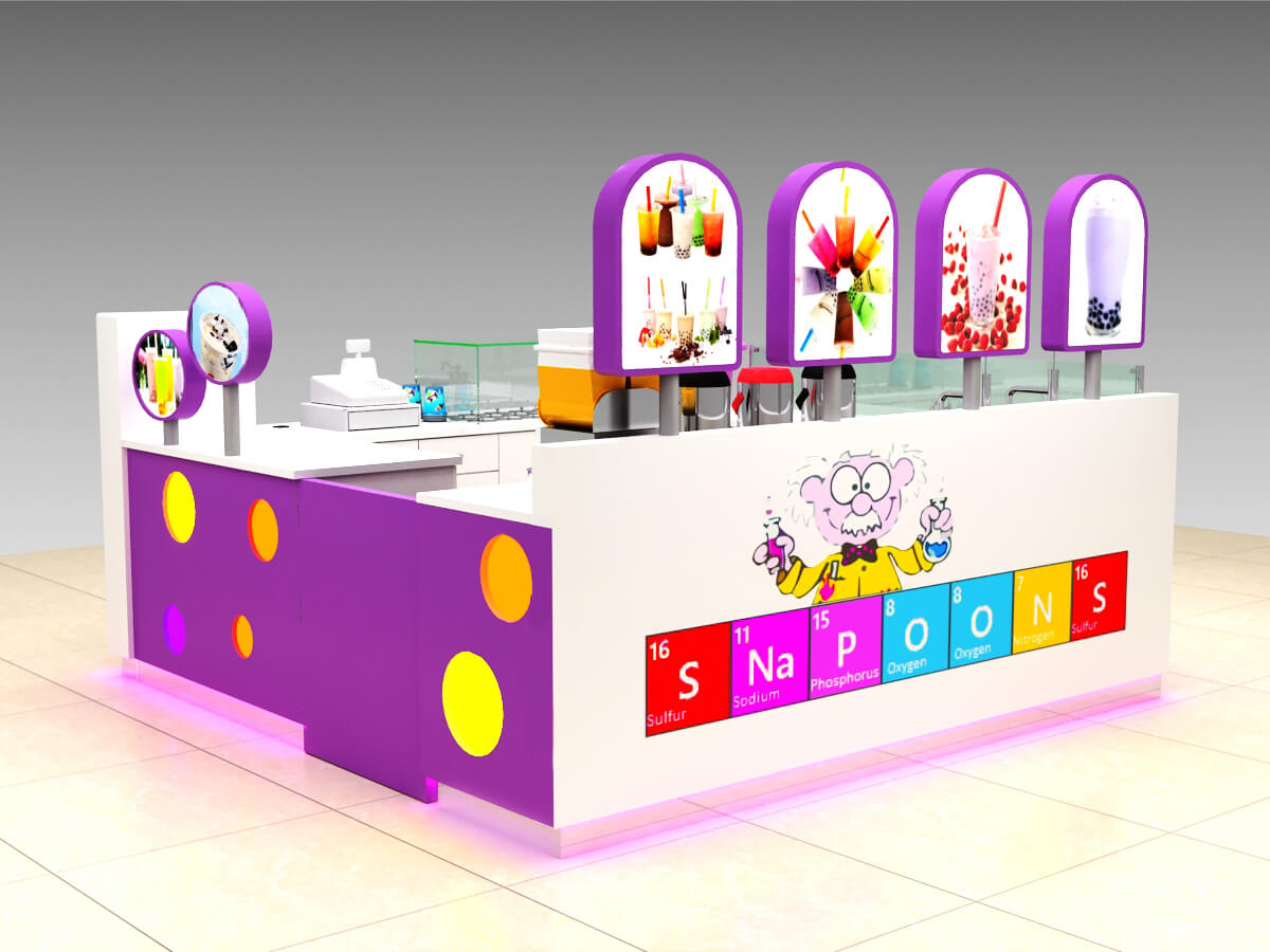 mall smoothie kiosk 
