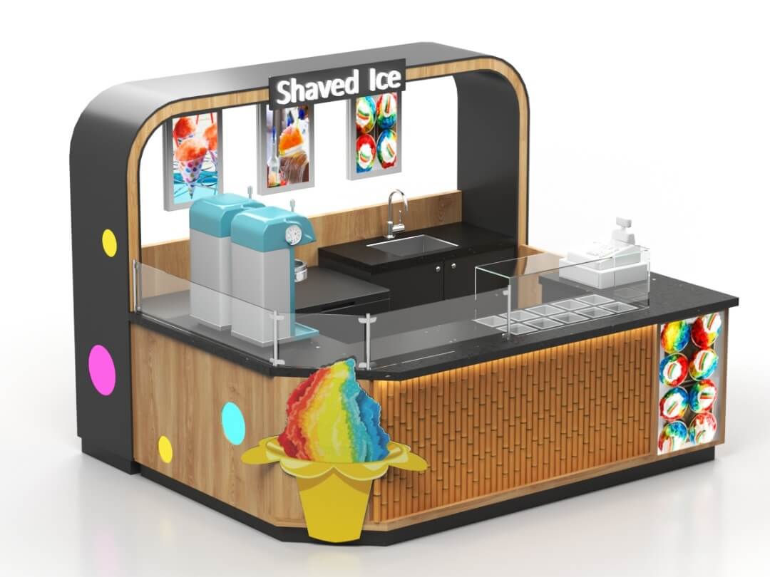shaved ice kiosk 