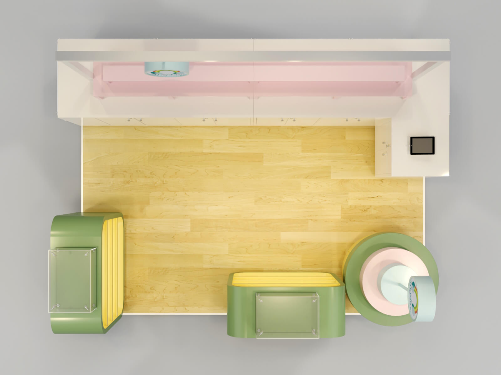 kids toys display cabinet 