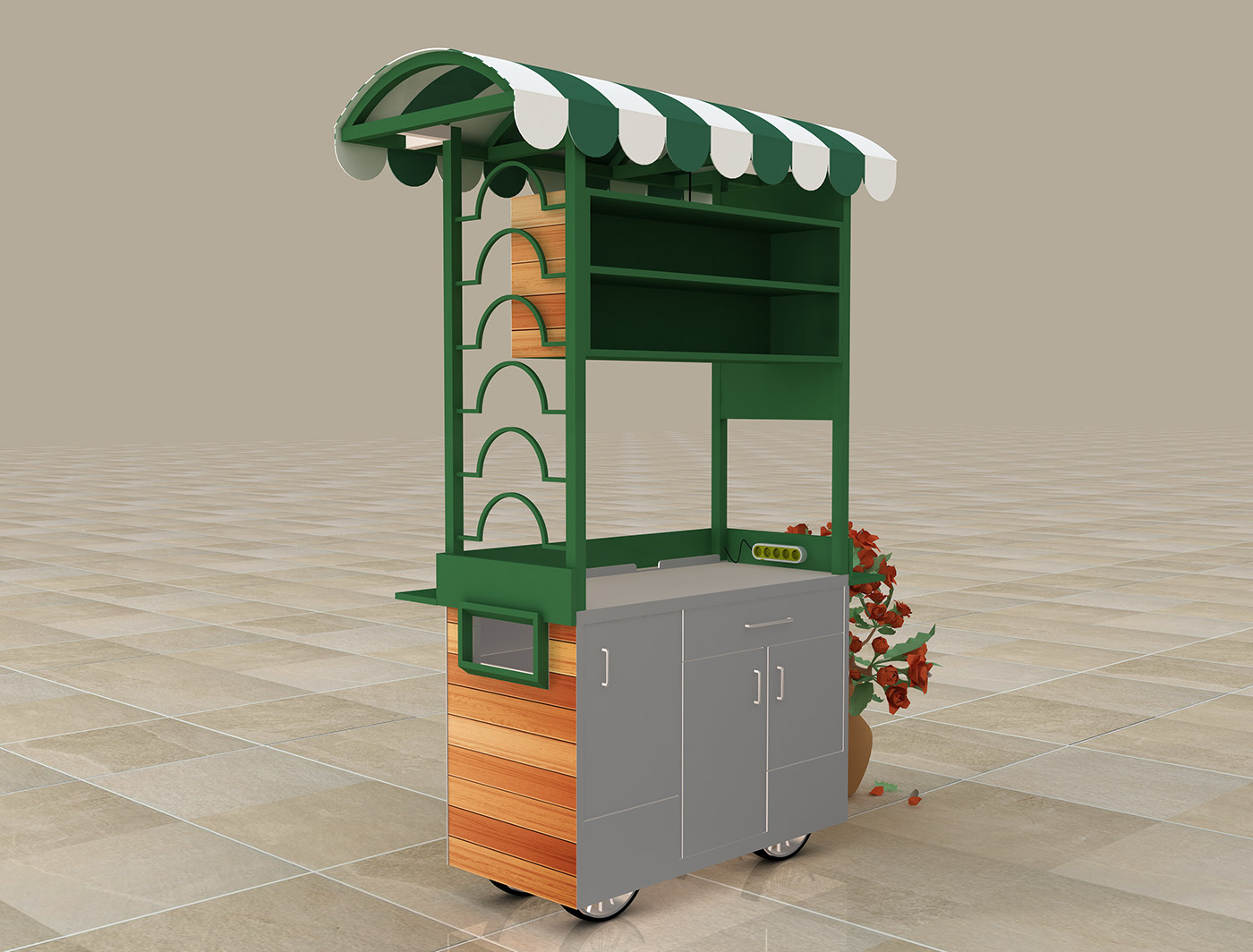 street food cart 