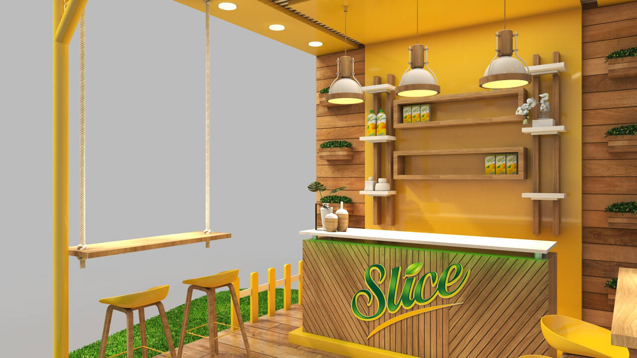 outdoor juice kiosk 