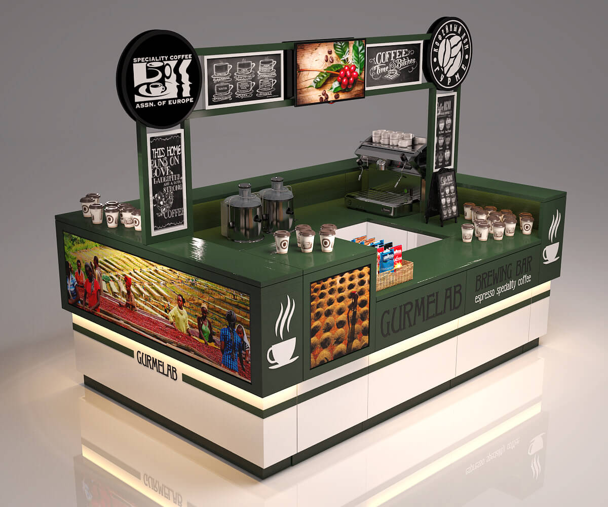coffee bar kiosk 