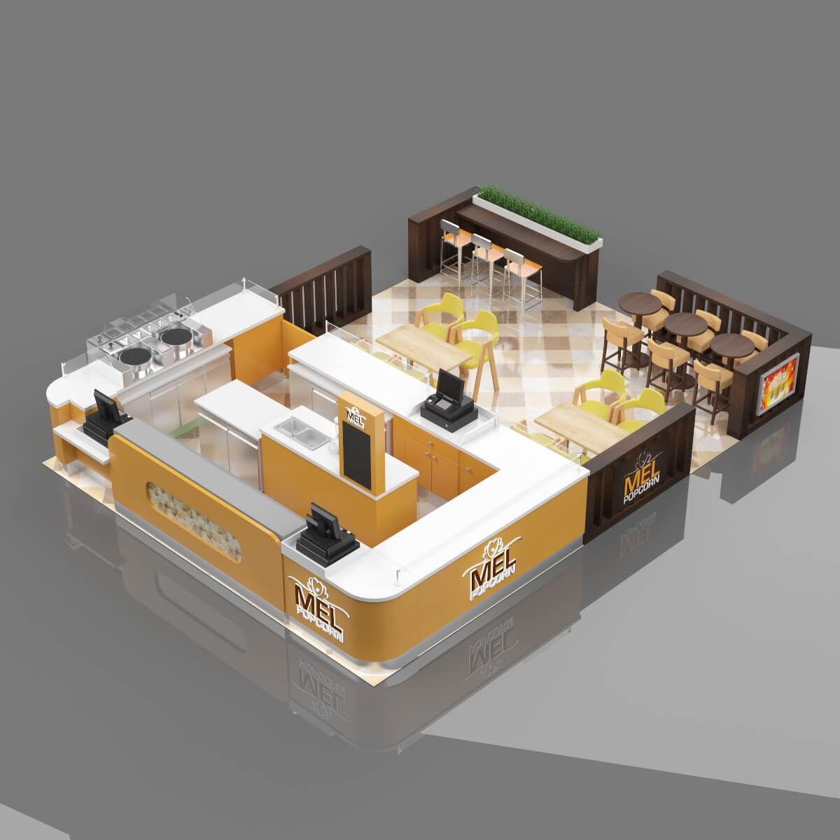 popcorn kiosk design 