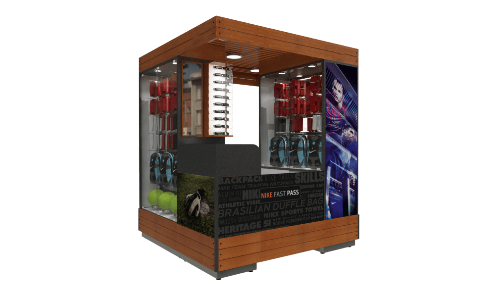 Sports Appliance Display Showcase