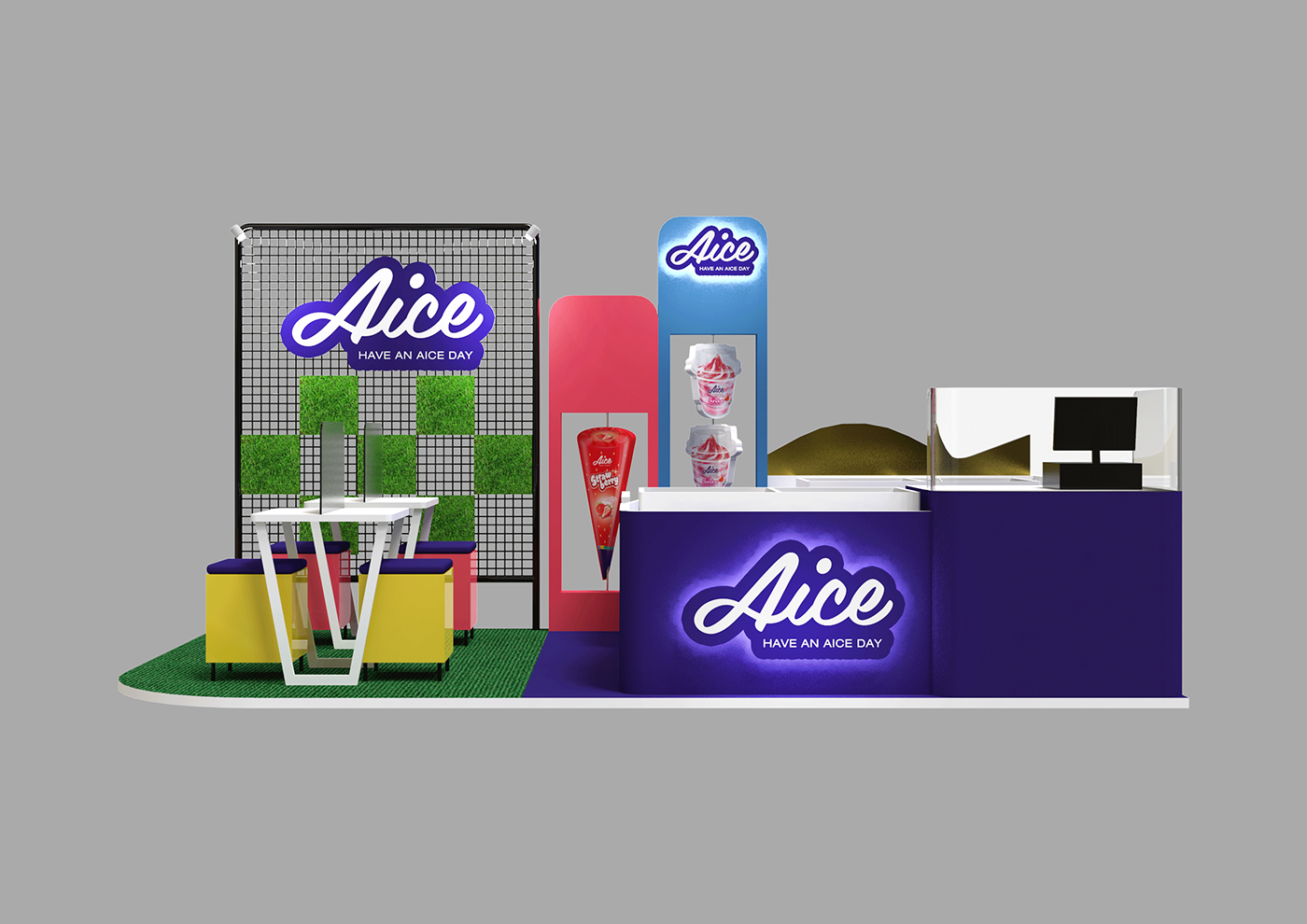 Popsicle Retail Kiosk