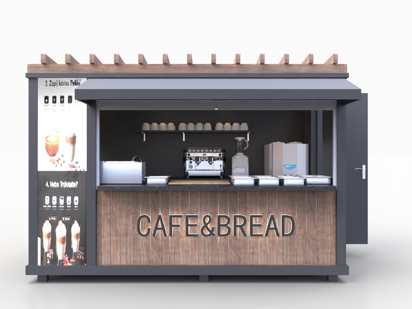 outdoor food kiosk 