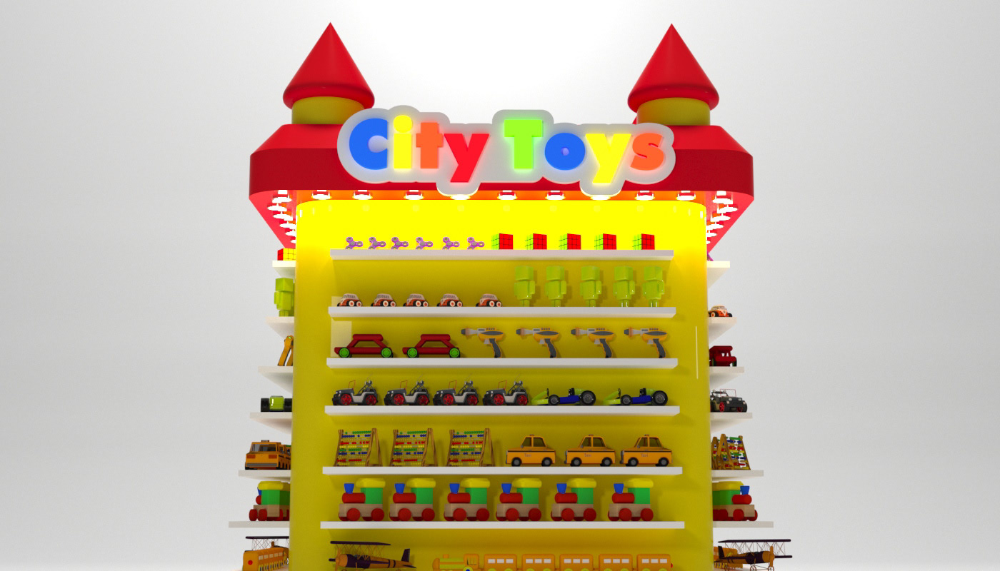 toys display shelves 