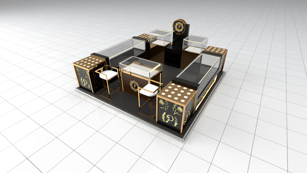 cosmetic booth in mall 