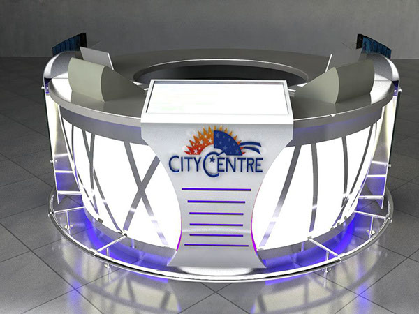 round reception desk 