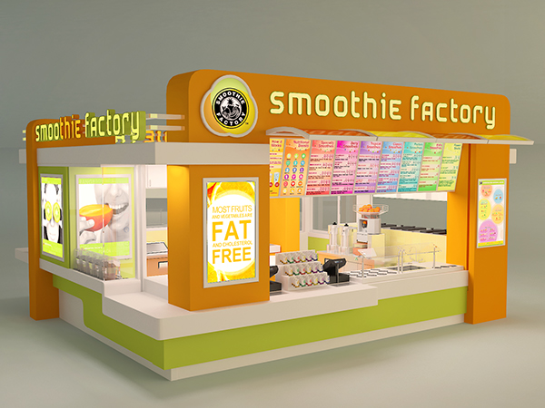 Ant Display Smoothies Factory Retail Booth