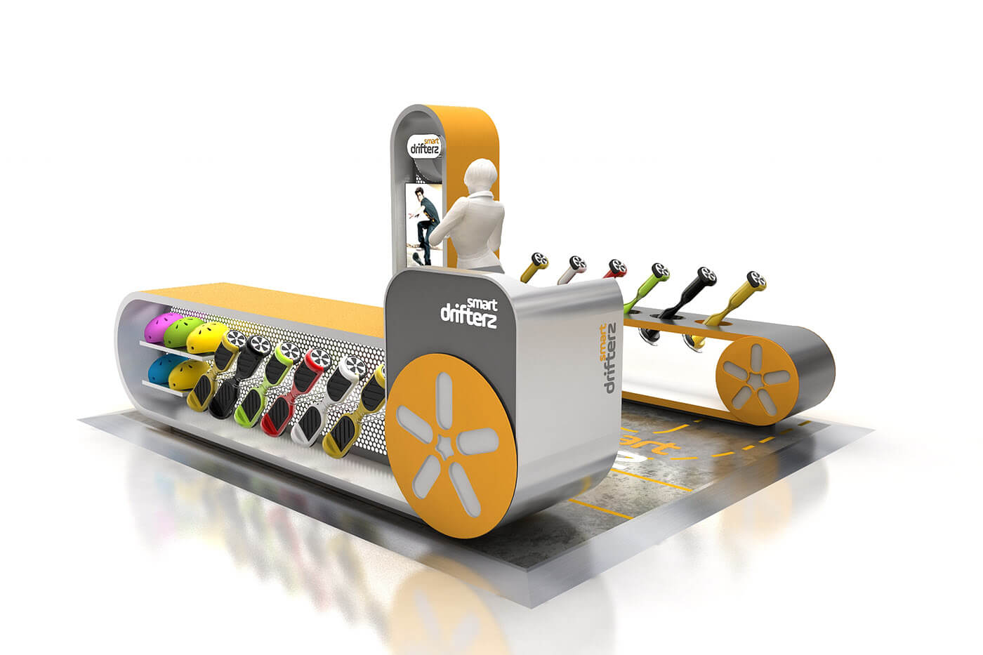 balance car booth 