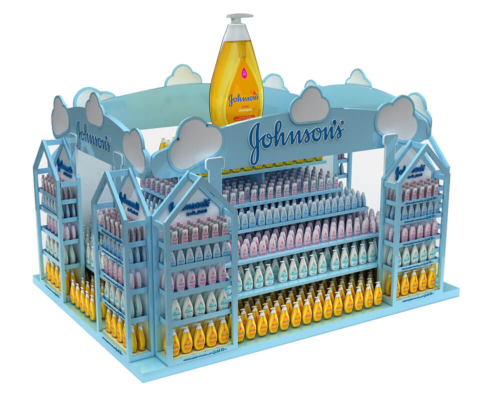 salon display showcases