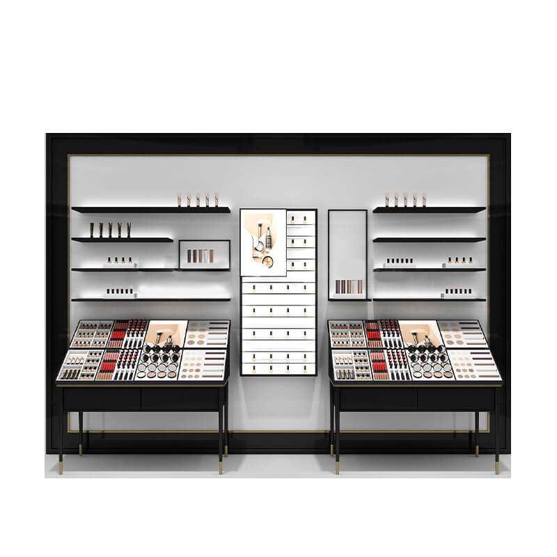 makeup display showcase
